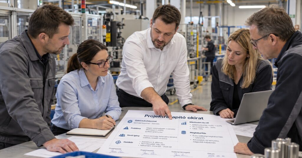 lean six sigma projektmunka